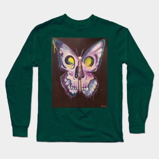 Butterfly Skull 💀 Long Sleeve T-Shirt